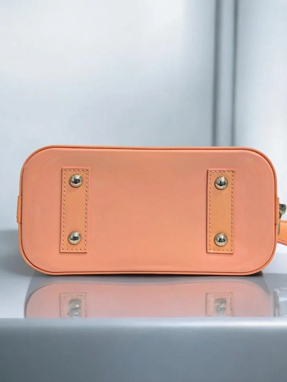 Louis Vuitton Limited Edition Alma BB Monogram Vernis Jungle Dot Crossbody Bag
